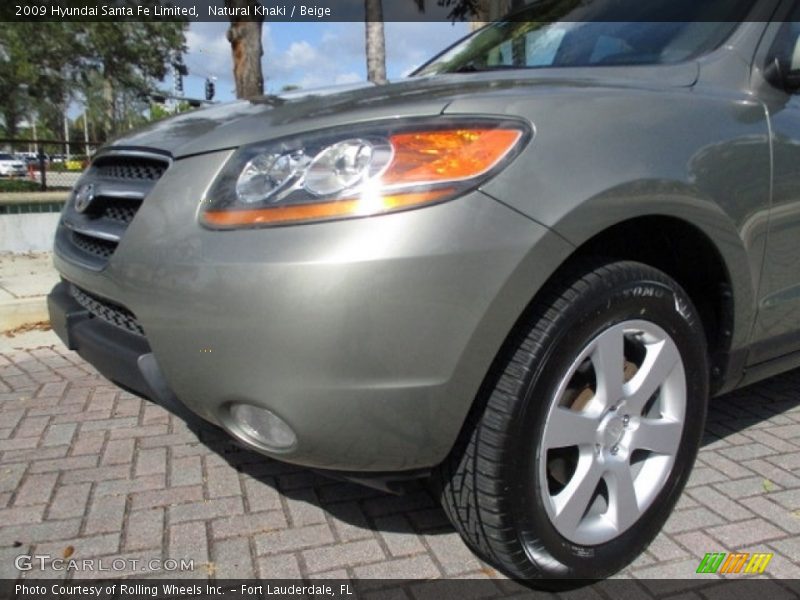 Natural Khaki / Beige 2009 Hyundai Santa Fe Limited