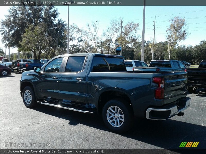 Shadow Gray Metallic / Jet Black 2019 Chevrolet Silverado 1500 LT Crew Cab