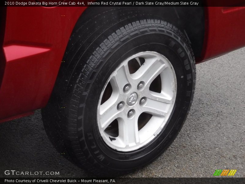 Inferno Red Crystal Pearl / Dark Slate Gray/Medium Slate Gray 2010 Dodge Dakota Big Horn Crew Cab 4x4