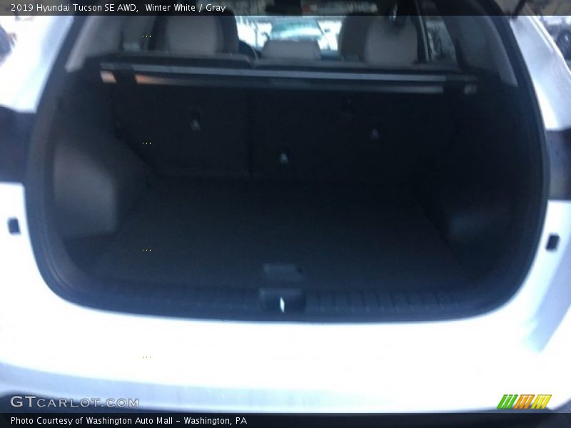Winter White / Gray 2019 Hyundai Tucson SE AWD