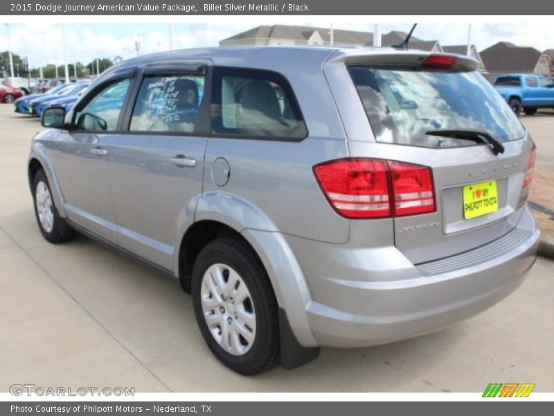 Billet Silver Metallic / Black 2015 Dodge Journey American Value Package