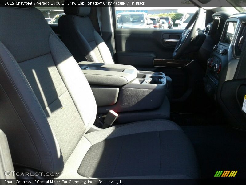 Shadow Gray Metallic / Jet Black 2019 Chevrolet Silverado 1500 LT Crew Cab