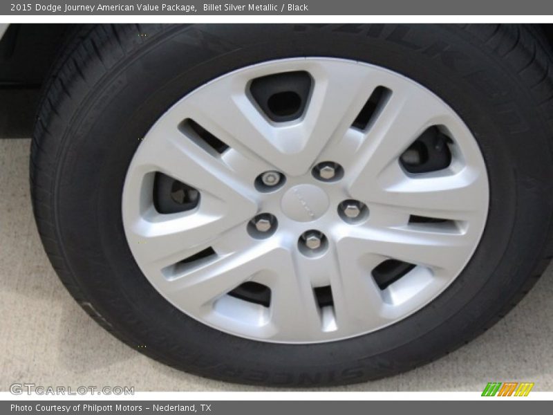 Billet Silver Metallic / Black 2015 Dodge Journey American Value Package