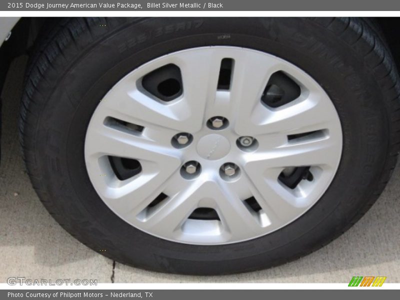 Billet Silver Metallic / Black 2015 Dodge Journey American Value Package