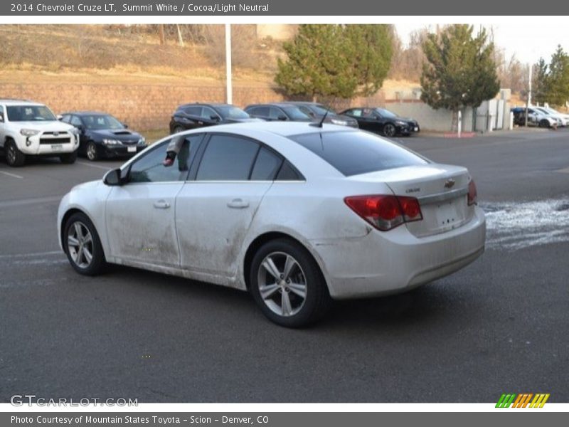 Summit White / Cocoa/Light Neutral 2014 Chevrolet Cruze LT