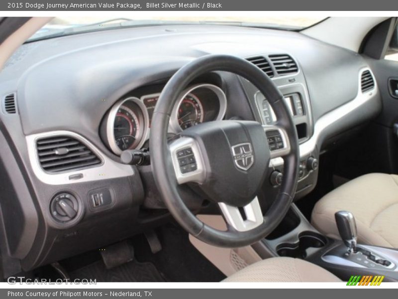 Billet Silver Metallic / Black 2015 Dodge Journey American Value Package