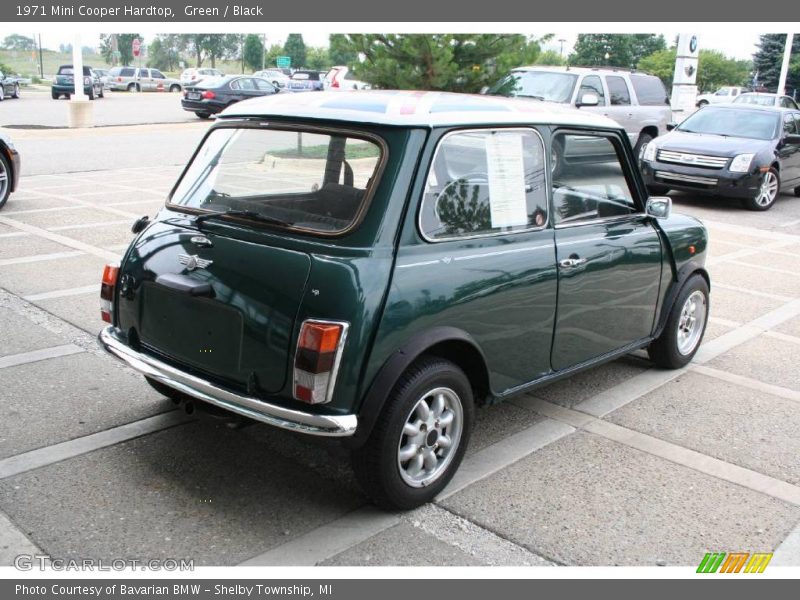 Green / Black 1971 Mini Cooper Hardtop
