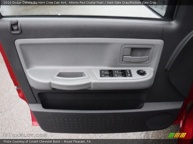 Inferno Red Crystal Pearl / Dark Slate Gray/Medium Slate Gray 2010 Dodge Dakota Big Horn Crew Cab 4x4