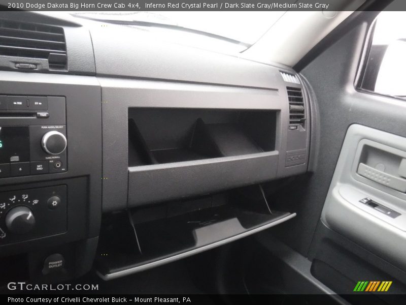 Inferno Red Crystal Pearl / Dark Slate Gray/Medium Slate Gray 2010 Dodge Dakota Big Horn Crew Cab 4x4