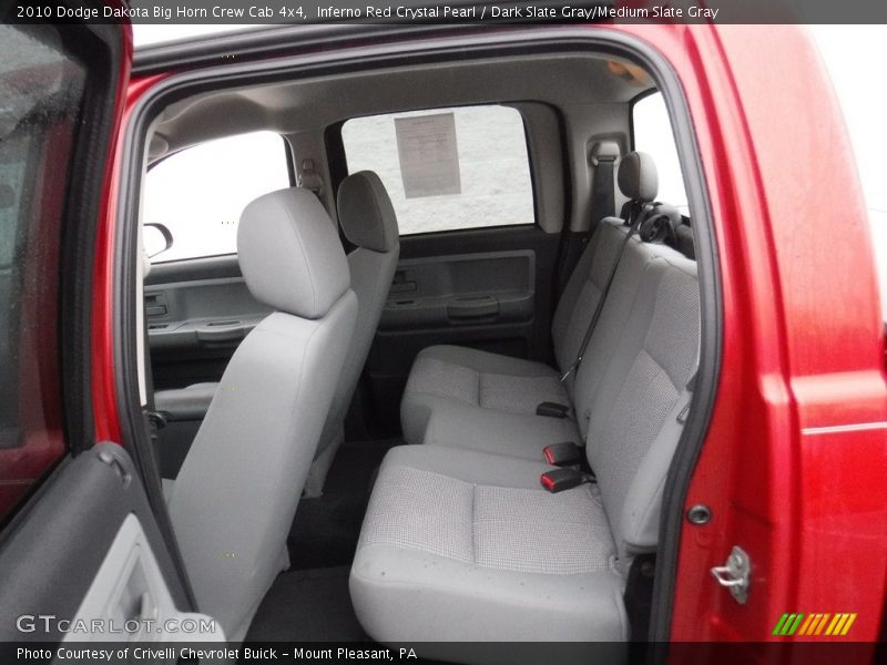 Inferno Red Crystal Pearl / Dark Slate Gray/Medium Slate Gray 2010 Dodge Dakota Big Horn Crew Cab 4x4
