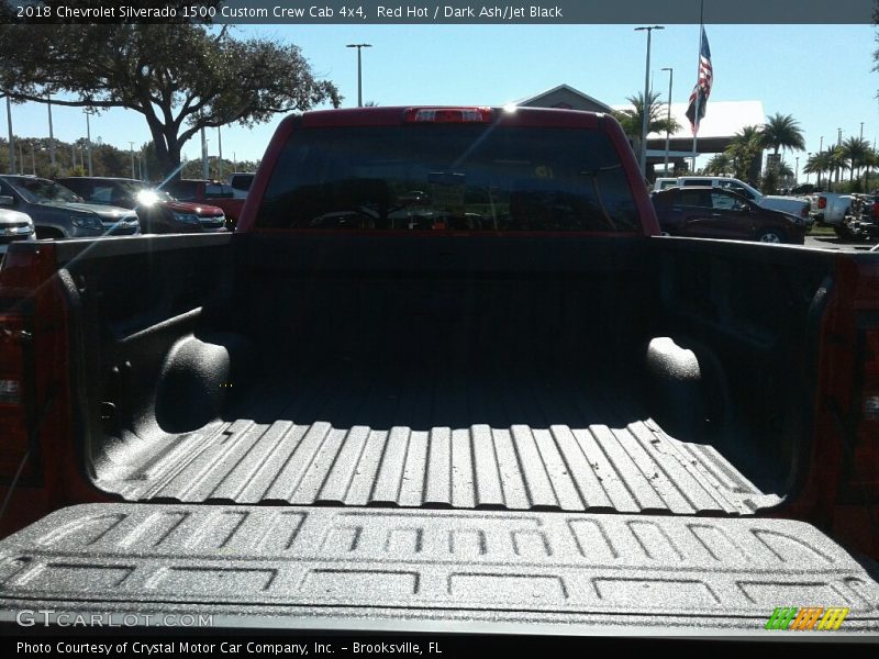 Red Hot / Dark Ash/Jet Black 2018 Chevrolet Silverado 1500 Custom Crew Cab 4x4