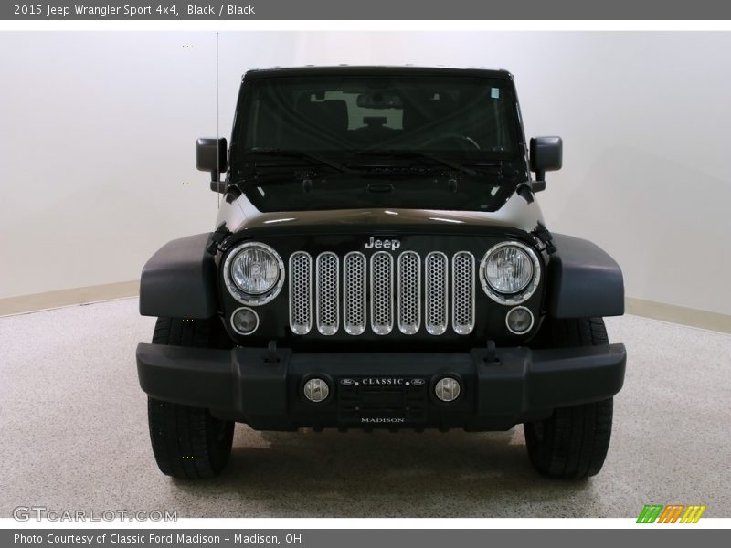 Black / Black 2015 Jeep Wrangler Sport 4x4