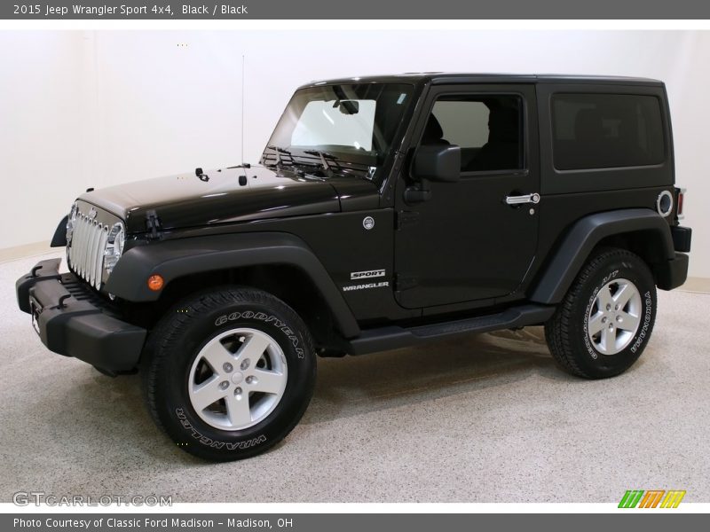 Black / Black 2015 Jeep Wrangler Sport 4x4