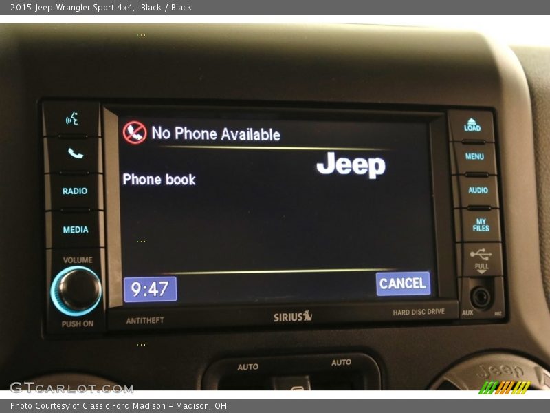 Black / Black 2015 Jeep Wrangler Sport 4x4