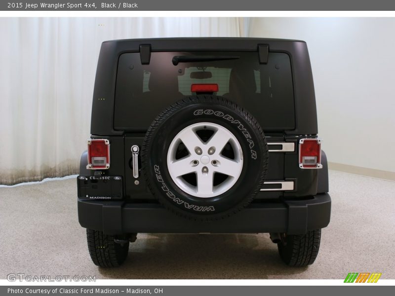 Black / Black 2015 Jeep Wrangler Sport 4x4