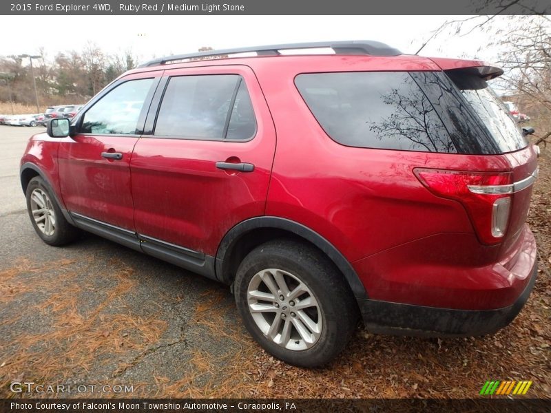 Ruby Red / Medium Light Stone 2015 Ford Explorer 4WD