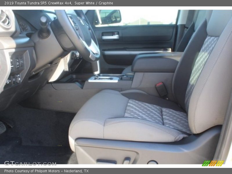 Super White / Graphite 2019 Toyota Tundra SR5 CrewMax 4x4