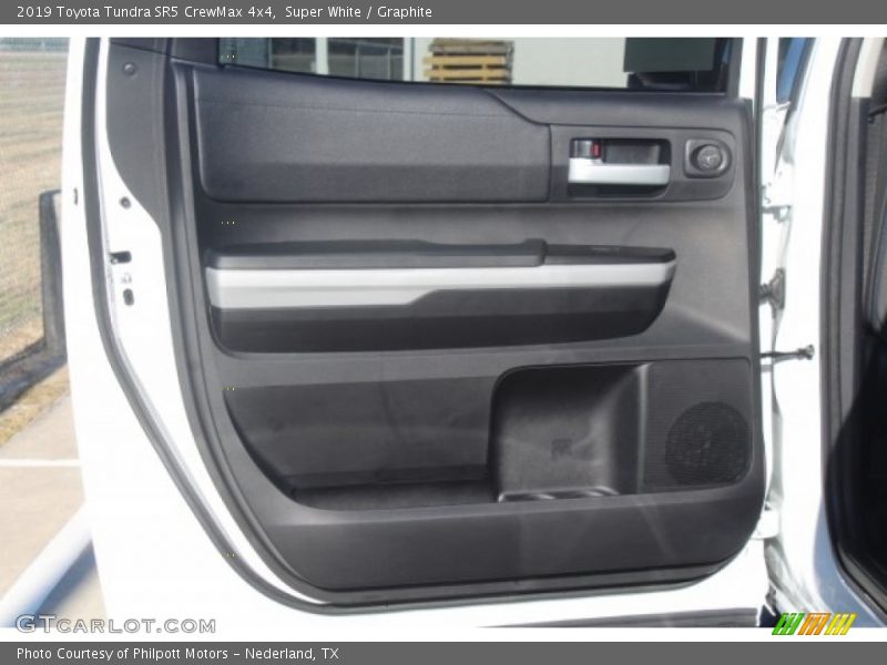 Super White / Graphite 2019 Toyota Tundra SR5 CrewMax 4x4