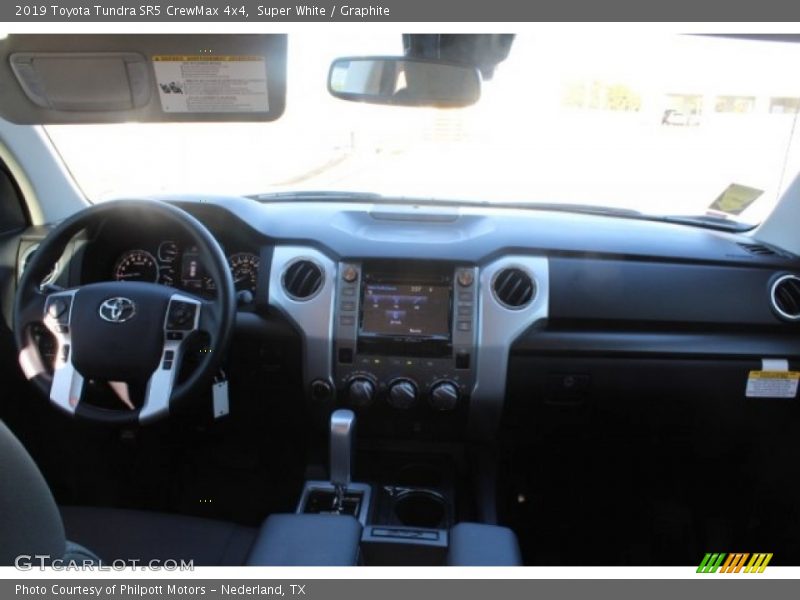 Super White / Graphite 2019 Toyota Tundra SR5 CrewMax 4x4