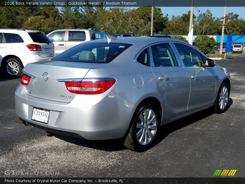 Quicksilver Metallic / Medium Titanium 2016 Buick Verano Verano Group