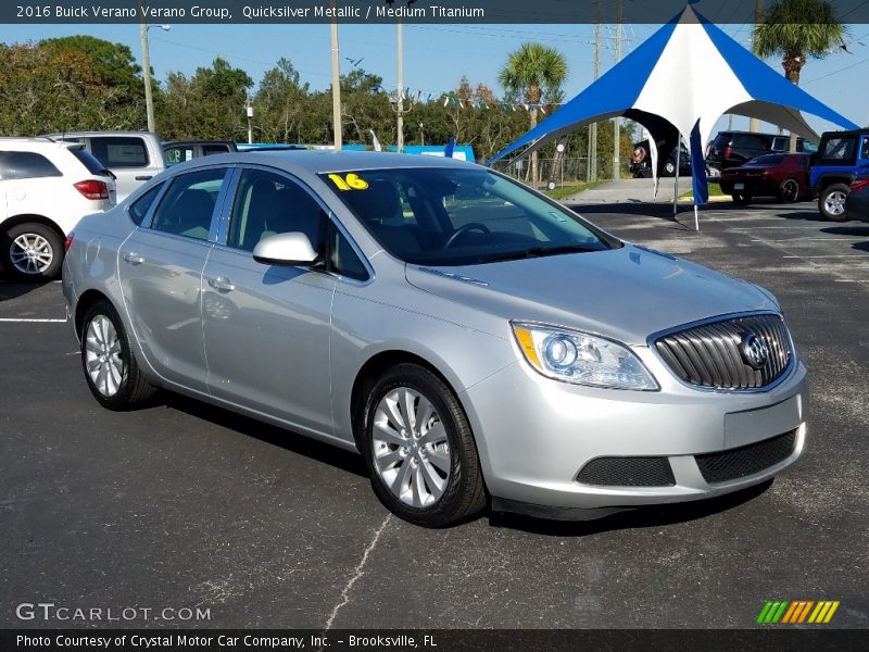 Quicksilver Metallic / Medium Titanium 2016 Buick Verano Verano Group