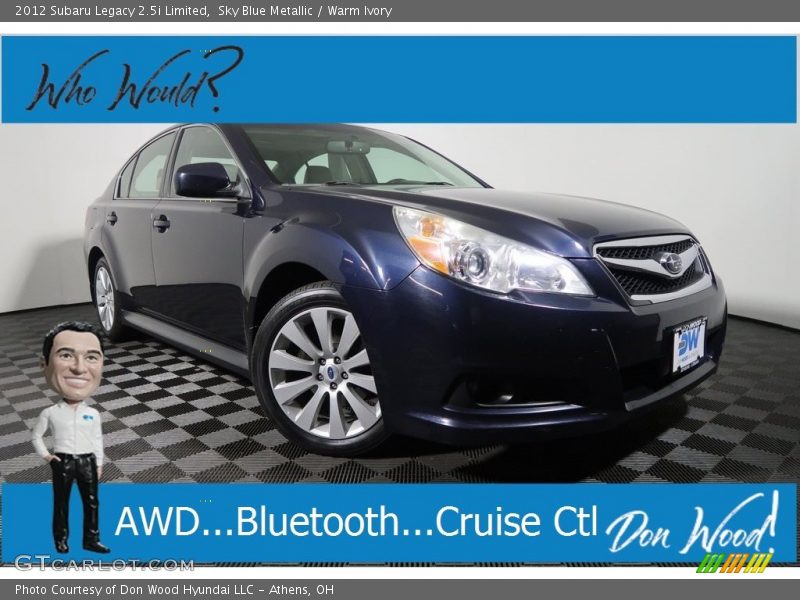 Sky Blue Metallic / Warm Ivory 2012 Subaru Legacy 2.5i Limited