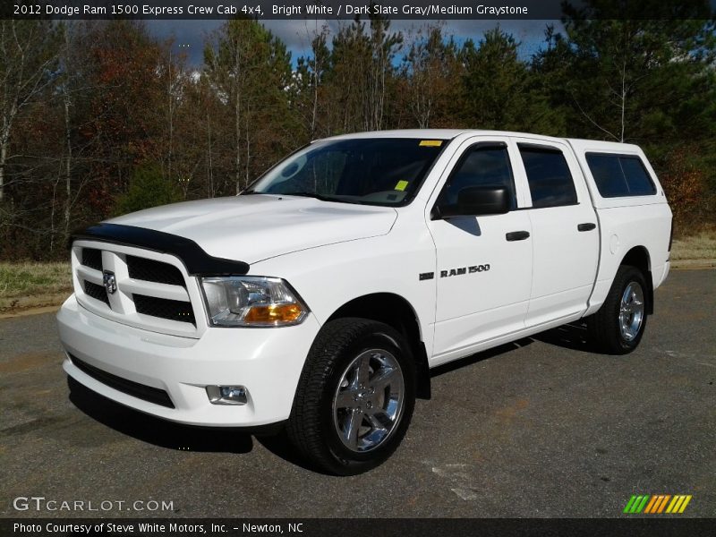 Bright White / Dark Slate Gray/Medium Graystone 2012 Dodge Ram 1500 Express Crew Cab 4x4