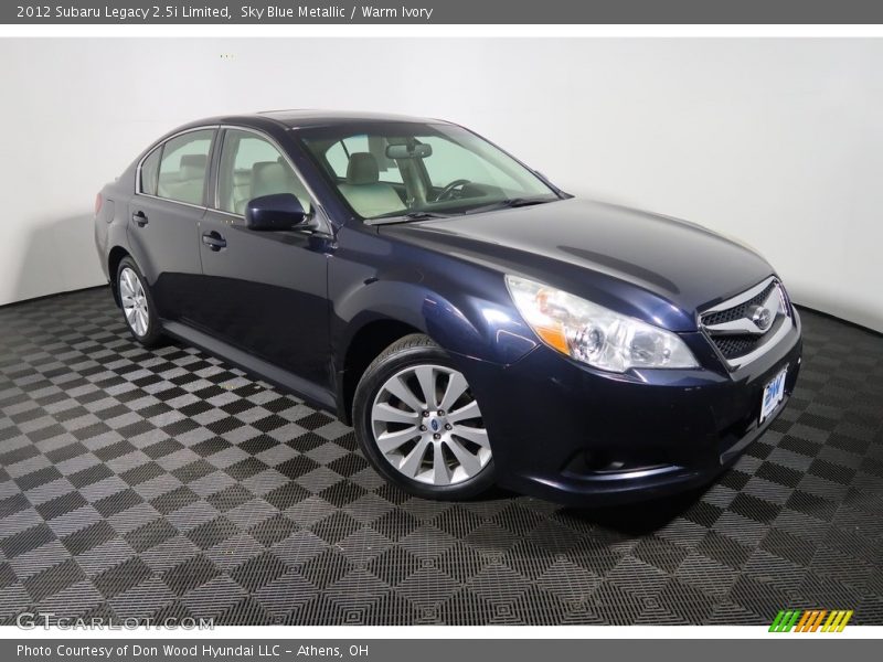Sky Blue Metallic / Warm Ivory 2012 Subaru Legacy 2.5i Limited
