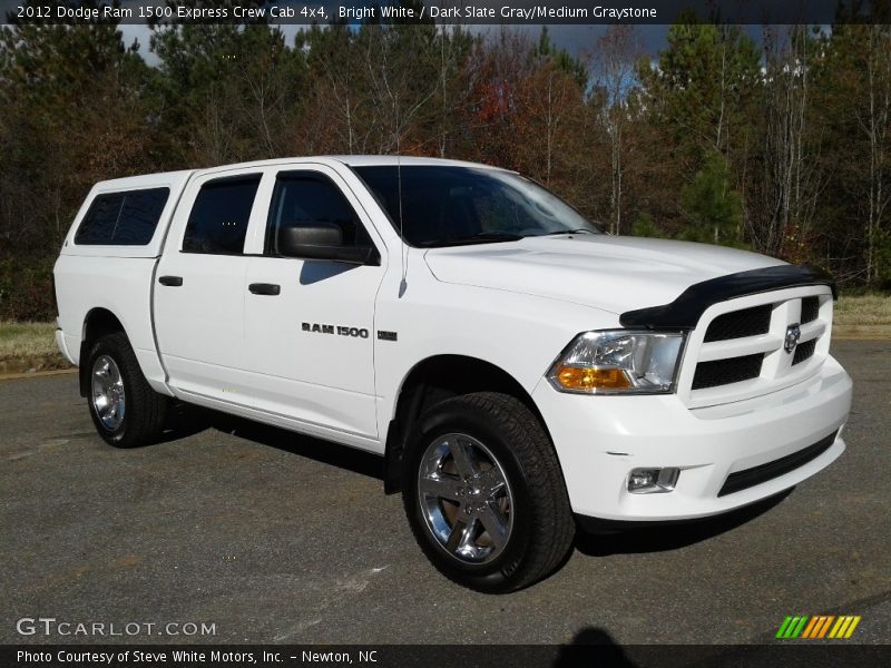 Bright White / Dark Slate Gray/Medium Graystone 2012 Dodge Ram 1500 Express Crew Cab 4x4