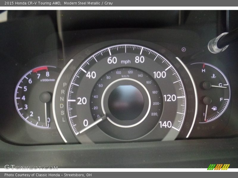Modern Steel Metallic / Gray 2015 Honda CR-V Touring AWD