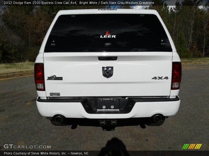 Bright White / Dark Slate Gray/Medium Graystone 2012 Dodge Ram 1500 Express Crew Cab 4x4