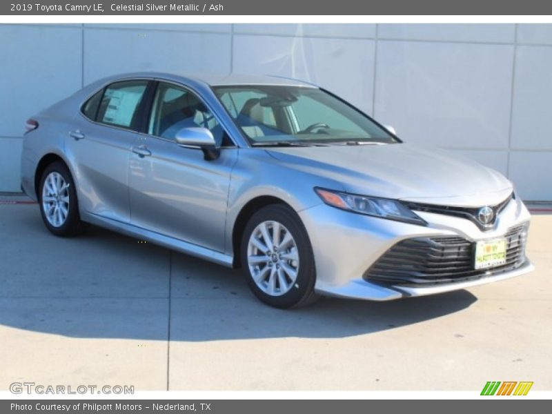 Celestial Silver Metallic / Ash 2019 Toyota Camry LE