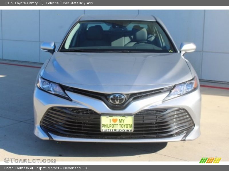 Celestial Silver Metallic / Ash 2019 Toyota Camry LE