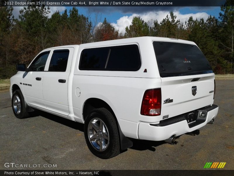 Bright White / Dark Slate Gray/Medium Graystone 2012 Dodge Ram 1500 Express Crew Cab 4x4
