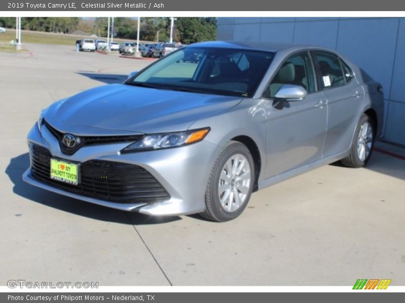 Celestial Silver Metallic / Ash 2019 Toyota Camry LE