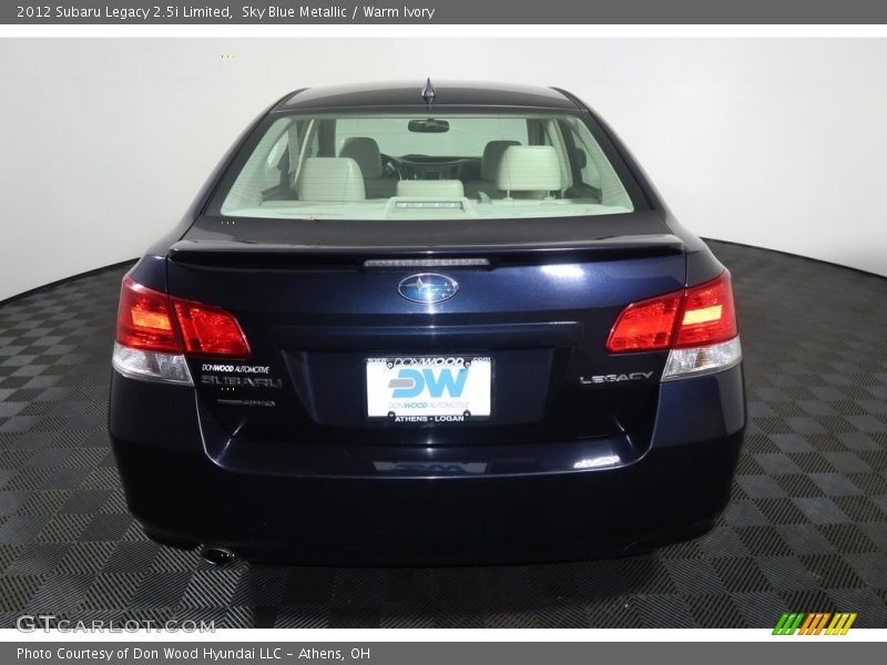 Sky Blue Metallic / Warm Ivory 2012 Subaru Legacy 2.5i Limited