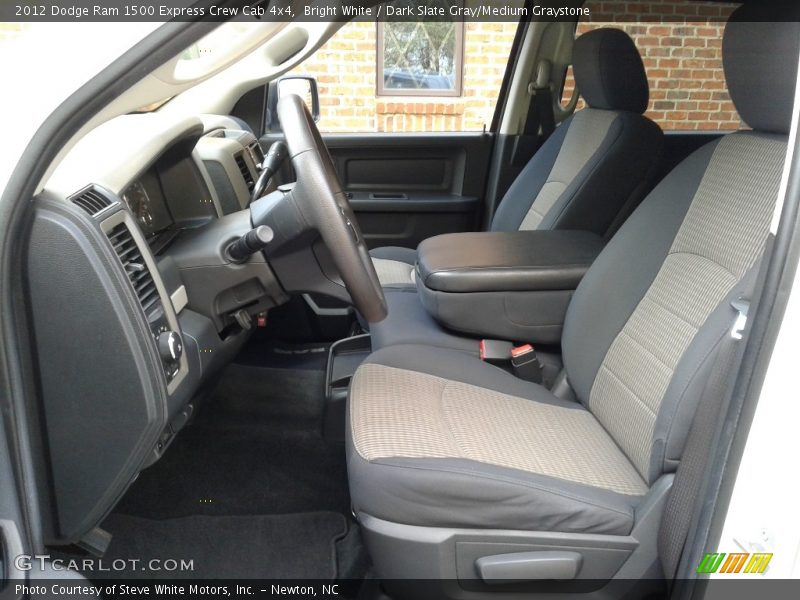 Bright White / Dark Slate Gray/Medium Graystone 2012 Dodge Ram 1500 Express Crew Cab 4x4