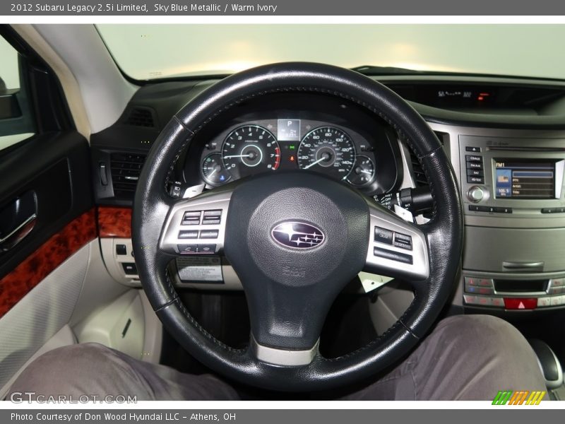 Sky Blue Metallic / Warm Ivory 2012 Subaru Legacy 2.5i Limited