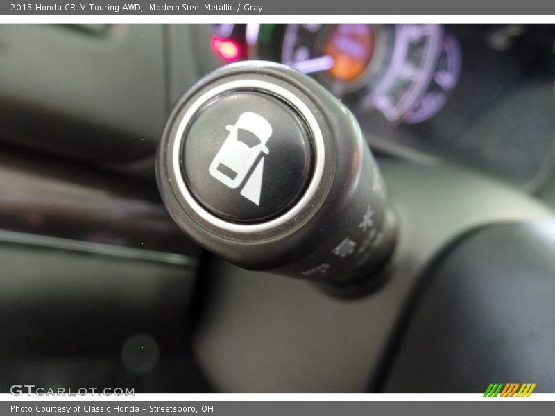 Modern Steel Metallic / Gray 2015 Honda CR-V Touring AWD