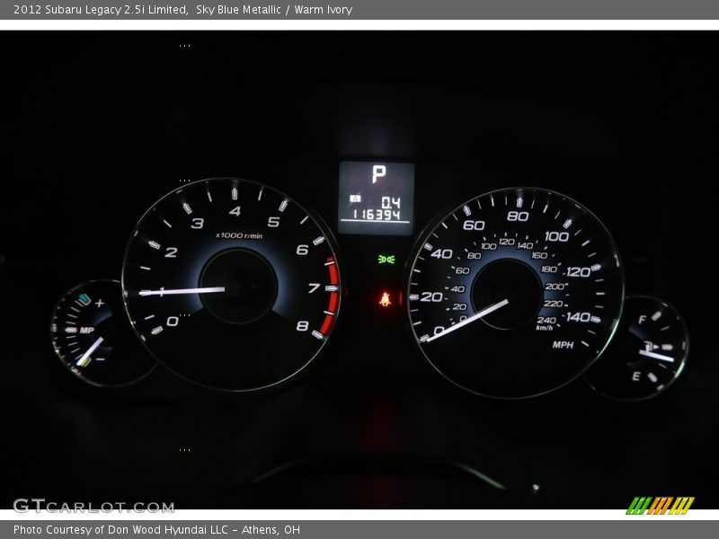 Sky Blue Metallic / Warm Ivory 2012 Subaru Legacy 2.5i Limited