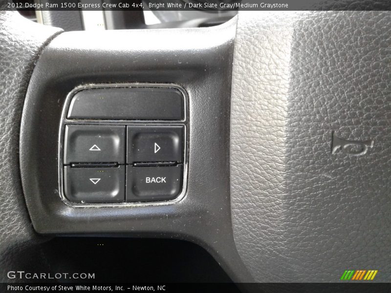 Bright White / Dark Slate Gray/Medium Graystone 2012 Dodge Ram 1500 Express Crew Cab 4x4