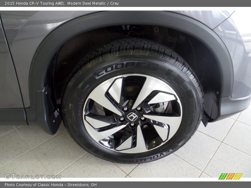 Modern Steel Metallic / Gray 2015 Honda CR-V Touring AWD