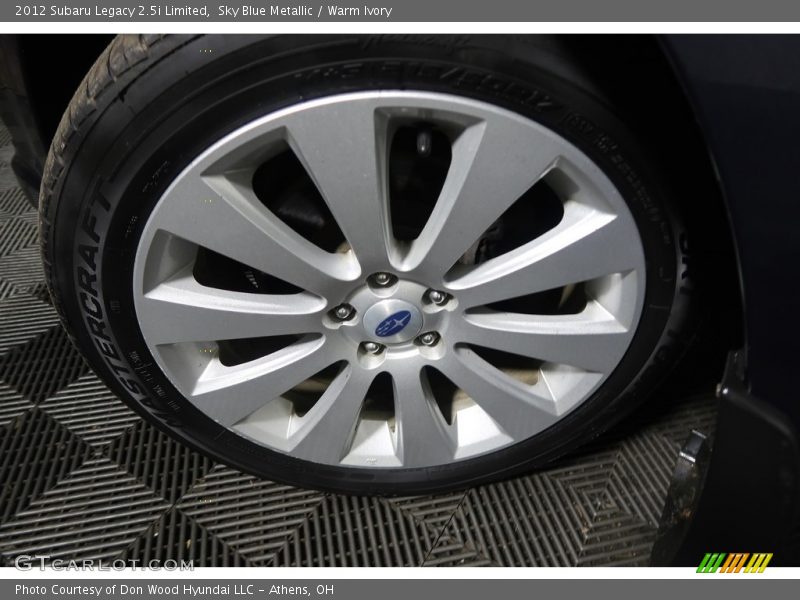 Sky Blue Metallic / Warm Ivory 2012 Subaru Legacy 2.5i Limited