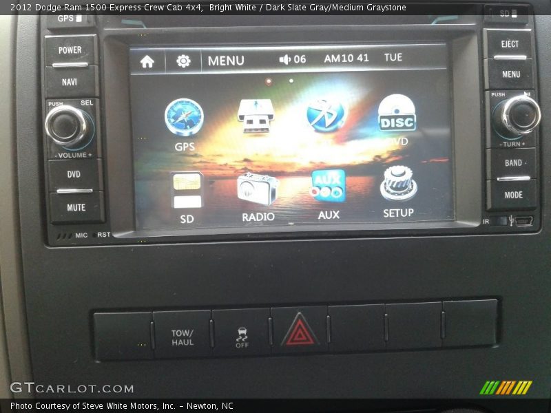 Bright White / Dark Slate Gray/Medium Graystone 2012 Dodge Ram 1500 Express Crew Cab 4x4