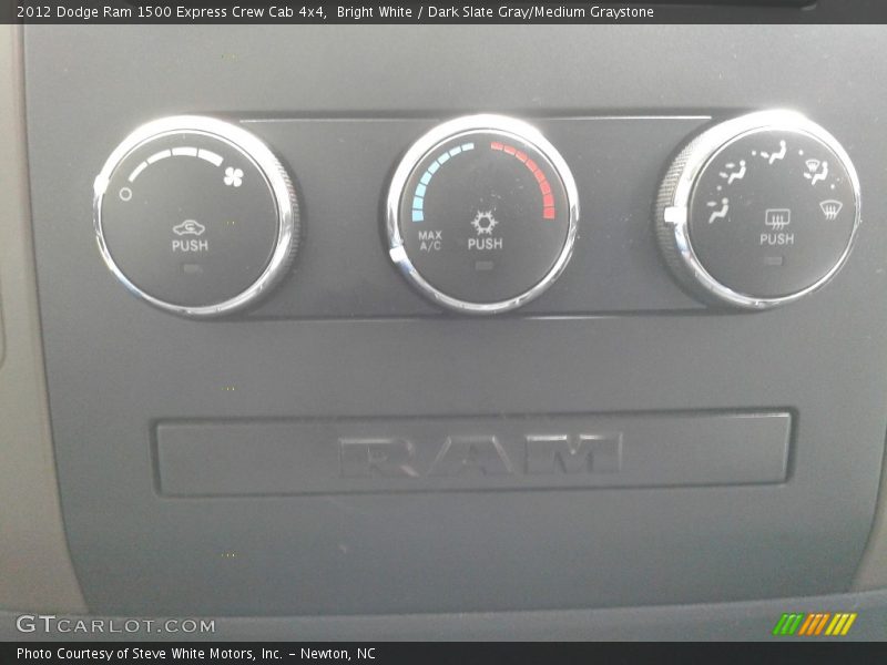 Bright White / Dark Slate Gray/Medium Graystone 2012 Dodge Ram 1500 Express Crew Cab 4x4