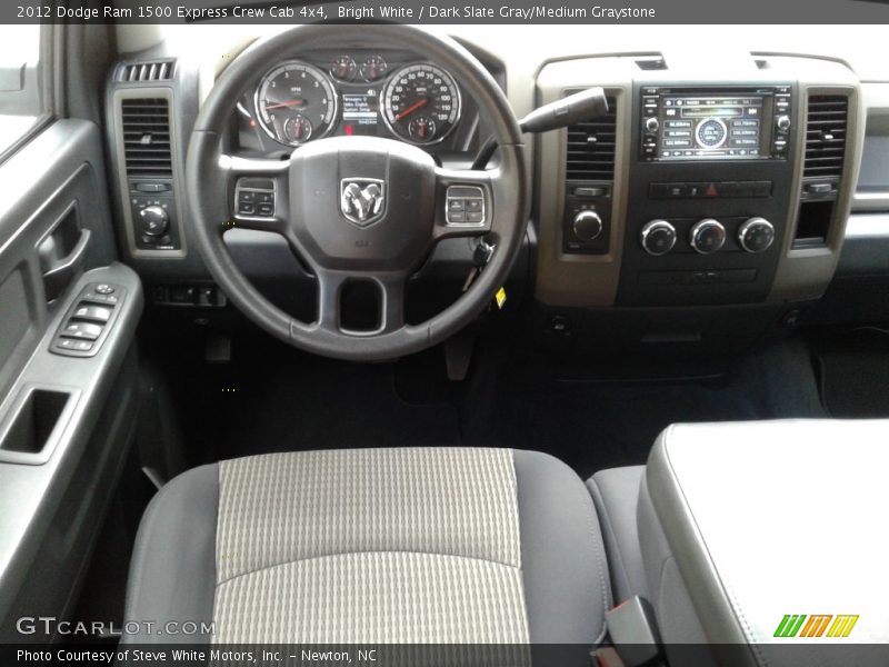 Bright White / Dark Slate Gray/Medium Graystone 2012 Dodge Ram 1500 Express Crew Cab 4x4