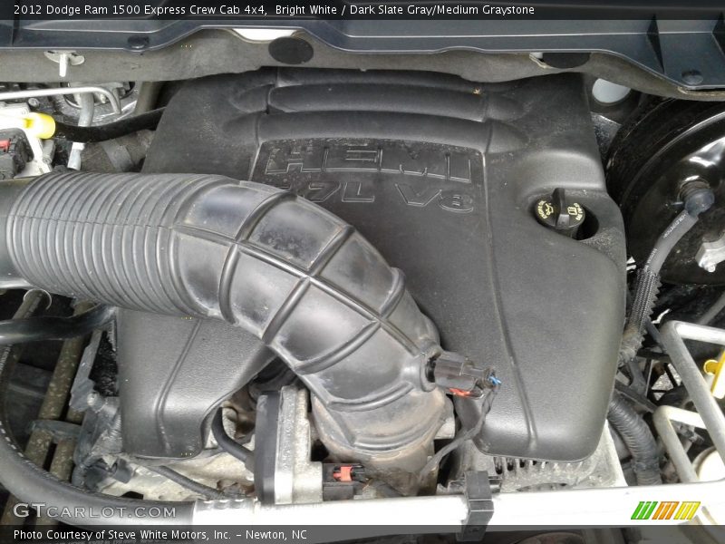 Bright White / Dark Slate Gray/Medium Graystone 2012 Dodge Ram 1500 Express Crew Cab 4x4