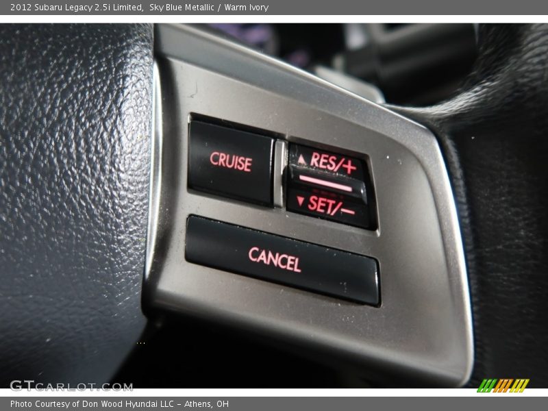 Sky Blue Metallic / Warm Ivory 2012 Subaru Legacy 2.5i Limited