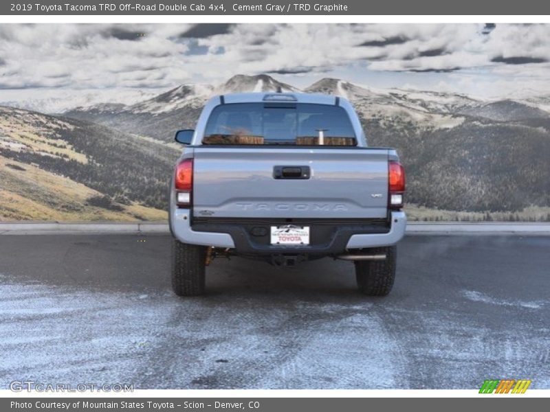 Cement Gray / TRD Graphite 2019 Toyota Tacoma TRD Off-Road Double Cab 4x4