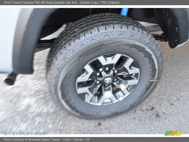 Cement Gray / TRD Graphite 2019 Toyota Tacoma TRD Off-Road Double Cab 4x4